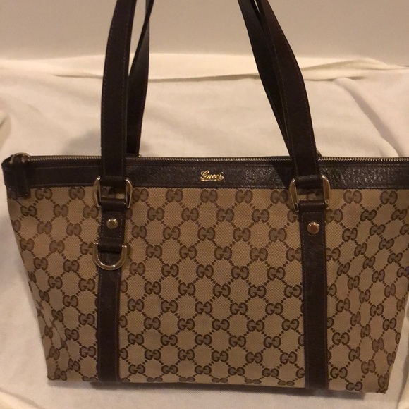 GUCCI Brown GG Canvas Bag - Picture 5 of 15